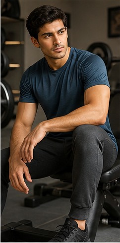Men Training Tee Set