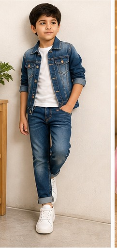 Kids Denim Jacket Outfit