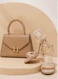 Tan Heel Pair